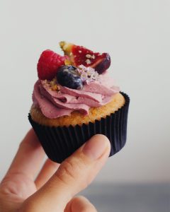 Cupcake Limón Frutos Rojos