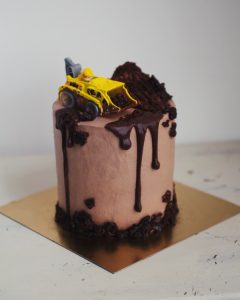 Layered Cake Personalizada Mini - Kids Construcción