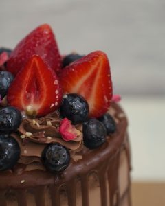 Layered Cake Personalizado Mini - Frutos Rojos y Chocolate - Detalle